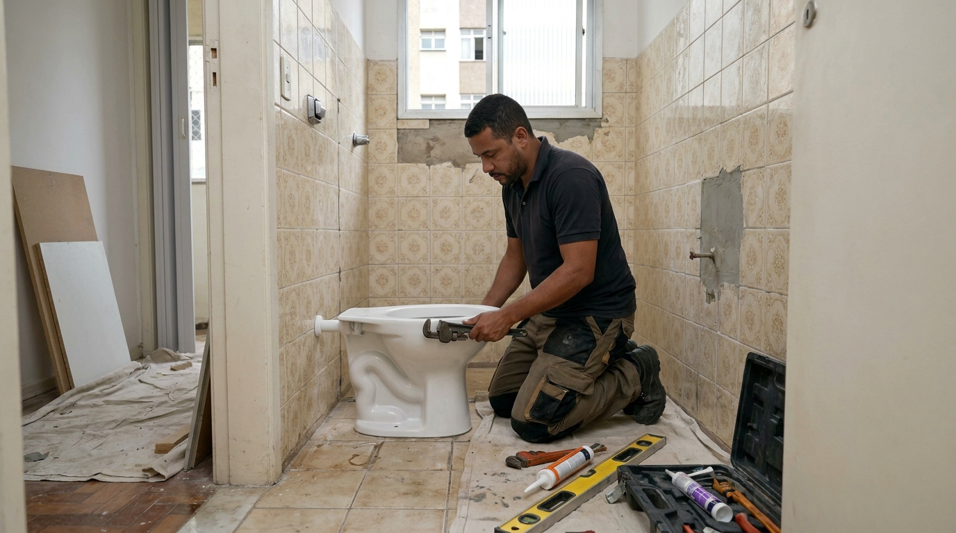 Reforço de vedação sanitária em Anápolis-GO